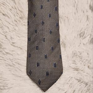 Pierre Balmain Silk Tie Gray Blue